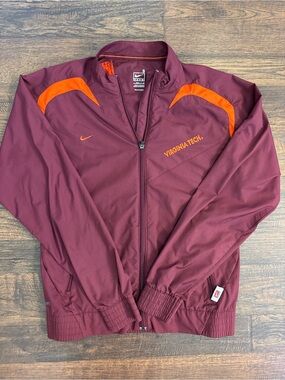 Nike Virginia Tech Windbreaker Jacket Basketball jacket Track Jacket Small